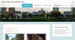 Desktop Screenshot of littlerockhouserentals.com